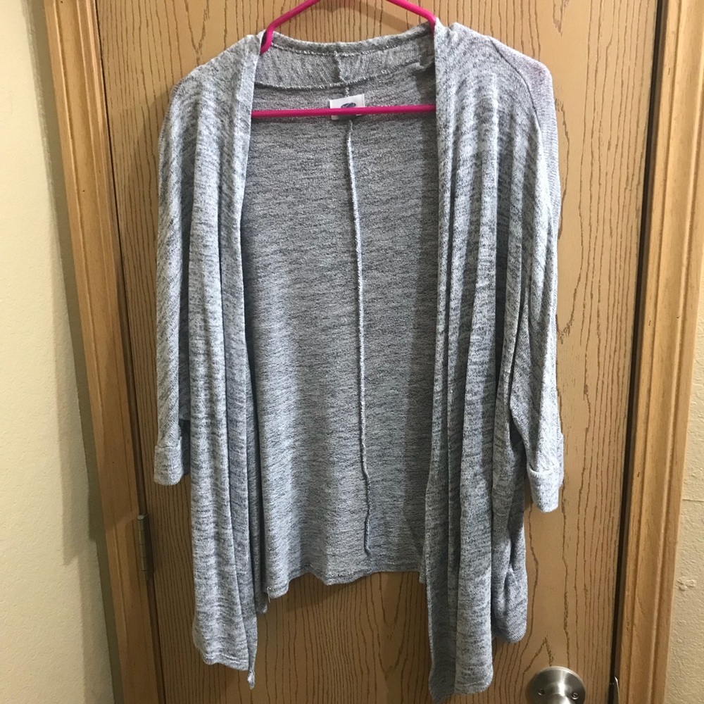 Lightweight waterfall cardigan
